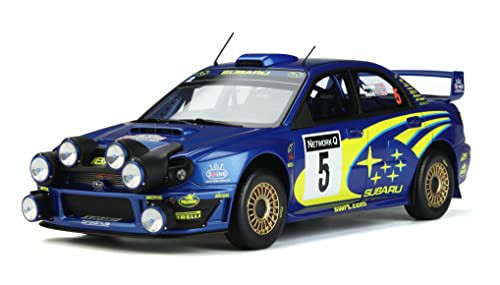 OttO mobile 1/18 スバル インプレッサ WRC (ブルー) 完成品ミニカー OTM39(中古品)