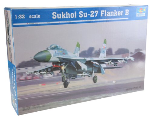 トランペッター 1/32 スホーイ Su-27B フランカーB型 プラモデル(未使用品) 47,508円
