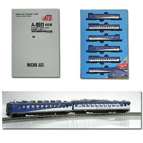 マイクロエース Nゲージ 455系・仙山色・6両セット A0511 鉄道模型 電車(未使用品)