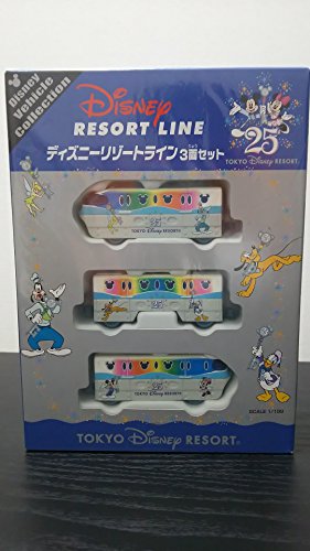 TOMYトミカ【オリジナルトミカ】ディズニーリゾートライン25周年記念　3両 (未使用品)