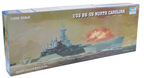 トランペッター 1/350 米海軍 戦艦 BB-55 ノースカロライナ プラモデル(未使用品) 28,447円