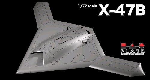 プラッツ 1/72 アメリカ海軍 無人爆撃機 X-47B プラモデル(未使用品)