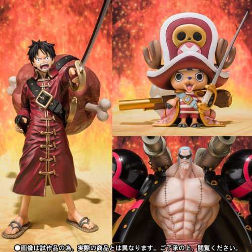 フィギュアーツZERO ONE PIECE　FILM　Z 決戦服Ver.セット（ルフィ・チョッ(未使用品)