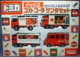 トミカ　コカ・コーラ　サンタセット　COCA/COLA SANTA SET　ギフト４台セ (未使用品)の通販は 13,265円