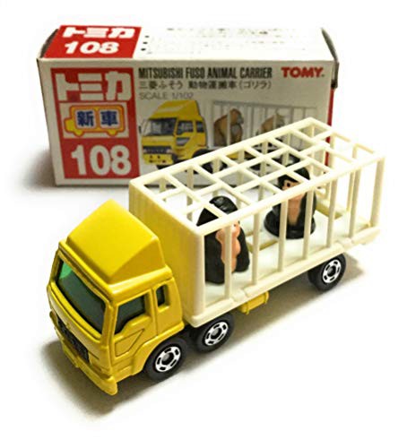 トミカ No.108 動物運搬車(ゴリラ） (箱)(未使用品)