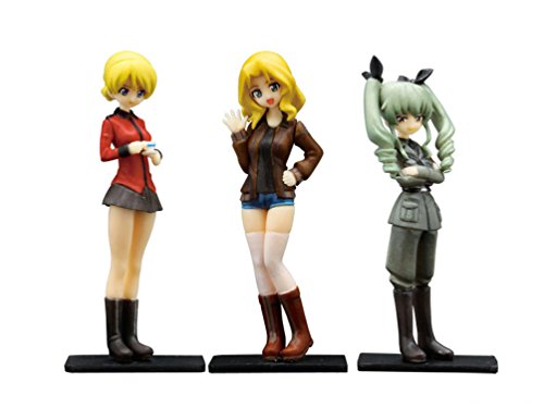 プラッツ 1/35 ガールズ&amp;パンツァー 隊長フィギュアセット(未使用品)