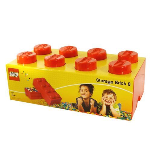 LEGO レゴ ストレージブリック ８ （赤） [並行輸入品](未使用品)