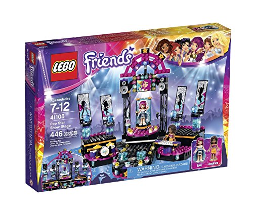 輸入レゴフレンズ LEGO Friends 41105 Pop Star Show Stage Building Kit [(未使用品