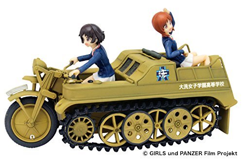 プラッツ ガールズ&amp;パンツァー劇場版 みほと優花里のケッテンクラート 大洗(未使用品)