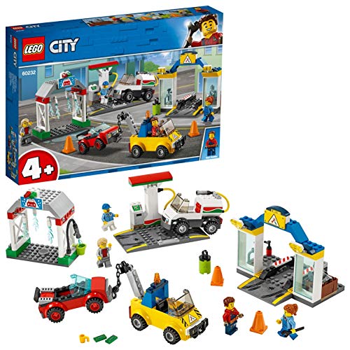 レゴ(LEGO) シティ 3台のクルマつき! ガソリンスタンド 60232 ブロック お (未使用品)