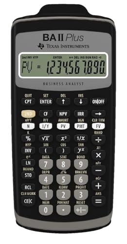 「ほぼ新品」TEXBAIIPLUS - Texas Instruments BA-II Plus Adv. Financ(中古品)
