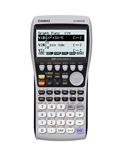 「未使用品」カシオ グラフ関数電卓仮数10桁・1097関数 FX-9860GII-N(中古品)