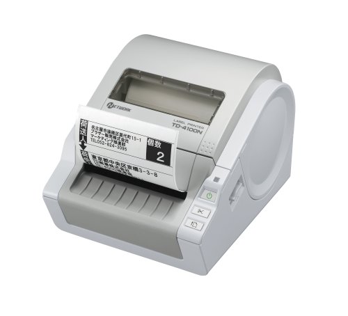 ブラザー工業 感熱ラベルプリンター TD-4100N(中古品)