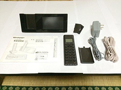 シャープ デジタルコードレス電話機 親機のみ ブラウン系 JD-4C1CL-T(中古品)