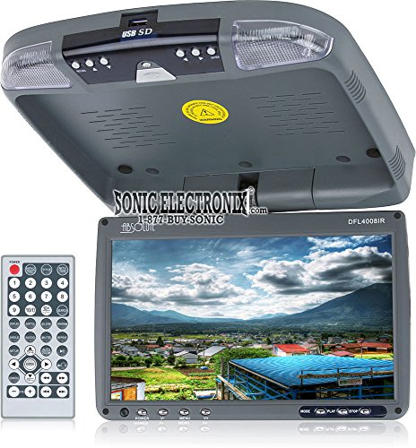 「ほぼ新品」Absolute DFL4008IRG 9.5-Inch TFT-LCD Overhead Flip-Dow(中古品)