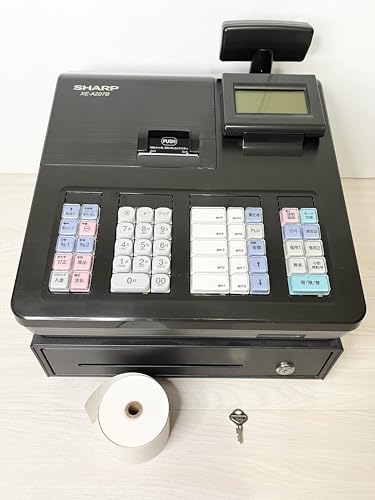 非常に良い」シャープ 電子レジスタ 10部門 ブラック系 XE-A207B(中古 