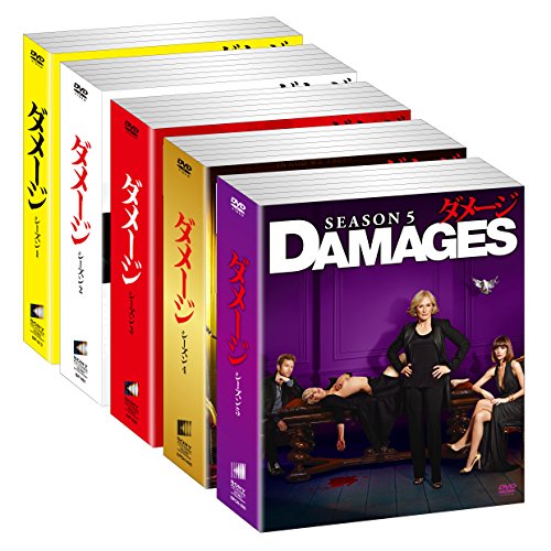 ダメージ (シーズン1-5) ソフトシェルDVD BOX 全巻セット(中古品)