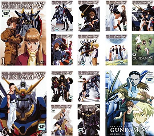 「ほぼ新品」新 機動戦記ガンダム W TV版 全12巻 + ODD&amp;EVEN NUMBERS オペレーション・メテオ 全(中古品)