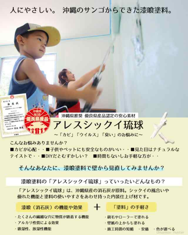 アレスシックイ琉球 グレー 15kg×1缶 内装用 漆喰塗料の通販はau PAY マーケット 旨いもんハンター au PAY  マーケット－通販サイト