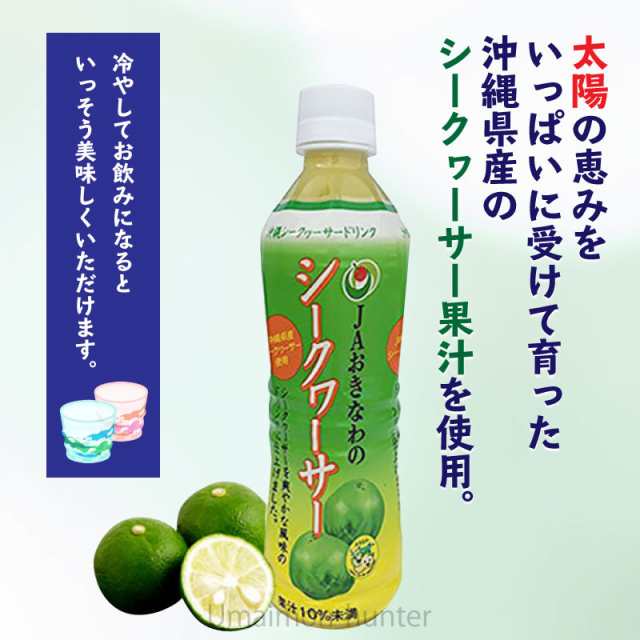 JAおきなわのシークヮーサー 500ml×24本 沖縄 土産 人気