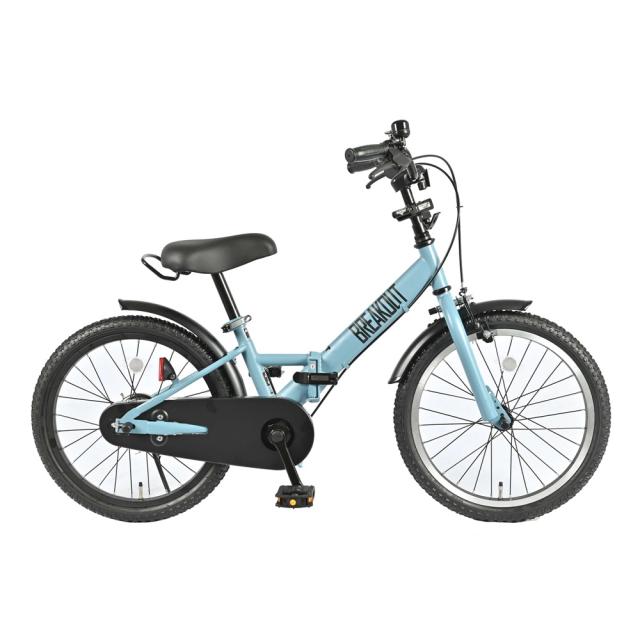 新品子どもキッズジュニア自転車ブルー18インチ