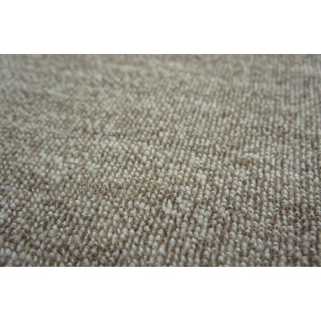 ブラウン色 江戸間6畳 261x352cm 国産カーペット「メープル」汚れが目立ちにくく綺麗な霜降柄【不織布貼】