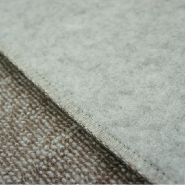 ブラウン色 江戸間6畳 261x352cm 国産カーペット「メープル」汚れが目立ちにくく綺麗な霜降柄【不織布貼】