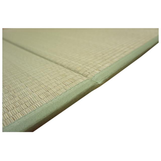 ユニット畳８２ｘ１６４ｃｍ「葵」：２つ折れ１畳サイズ【６枚セット】：約６畳用(246x328cm) 　【不織布貼、スベリ止め加工、不織布ボード使用】_2