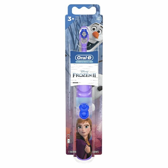 オーラルビー 子供用 電動歯ブラシ アナ雪 ソフト 3歳以上 Oral-B Kids Battery Power Electric  Toothbrush Featuring Disney's Frozen｜au PAY マーケット