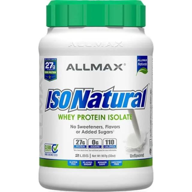 お取り寄せ オールマックス アイソナチュラル ノンフレーバー 約907g Allmax Isonatural 2lb Unflavored