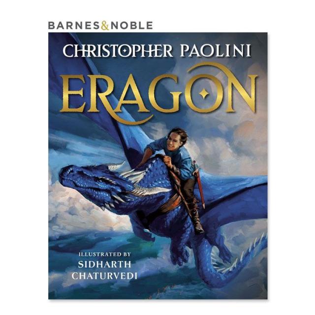 【洋書】エラゴン (イラスト付版) [クリストファー・パオリーニ / イラスト：シダールト・チャトゥルヴェーディ] Eragon: The Illustrated Edition [Christopher Paolini / Illustrated by Sidharth Chaturvedi]