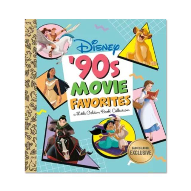 【当店のみB&N限定Ver】【洋書】ディズニー'90s ムービーフェイバリット[ゴールデンブックス] Disney Little Golden Books: 90's Movie Favorites (B&N Exclusive Edition)[Golden Books]