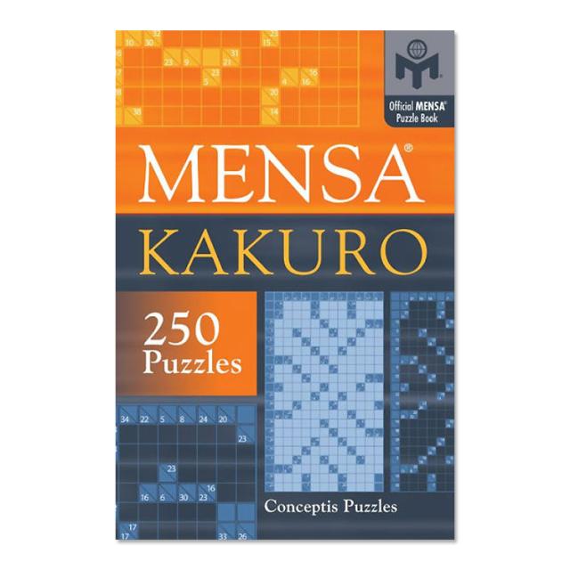 【洋書】メンサ カックロ [コンセプティス・パズル] Mensa Kakuro [Conceptis Puzzles] 数字パズル サムクロス 加算クロス クロスサム 足し算 アート・写真
