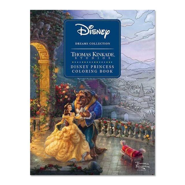 【洋書】ディズニー ドリーム・コレクション ディズニープリンセス ぬりえ [トーマス・キンケード] Disney Dreams Collection Thomas Kinkade Studios Disney Princess Coloring Book [Thomas Kinkade] アート・写真