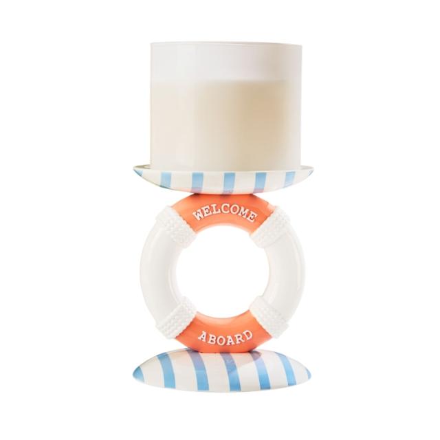 お取り寄せ バスアンドボディワークス リングブイ ペデスタル 3芯キャンドルホルダー Bath & Body Works Ring Buoy Pedestal3-Wick Candle Holder