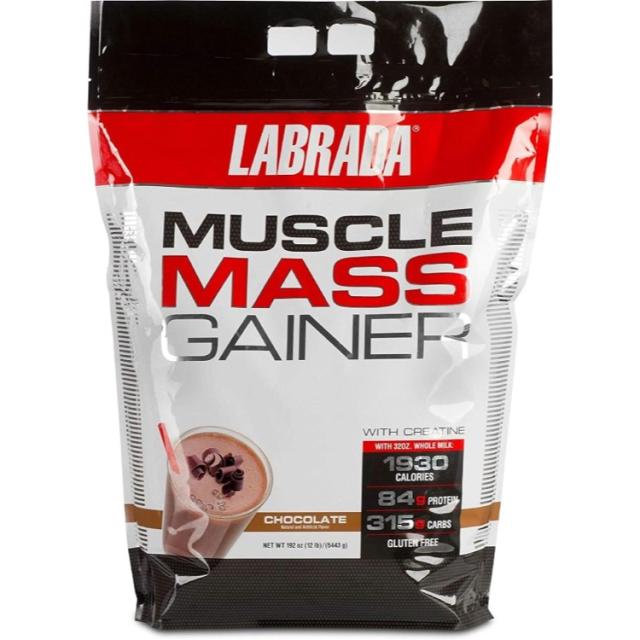 【お取り寄せ商品】ラブラダニュートリション マッスルマスゲイナー 12ポンド チョコレート Labrada: Muscle Mass Gainer: 12lb Chocolate