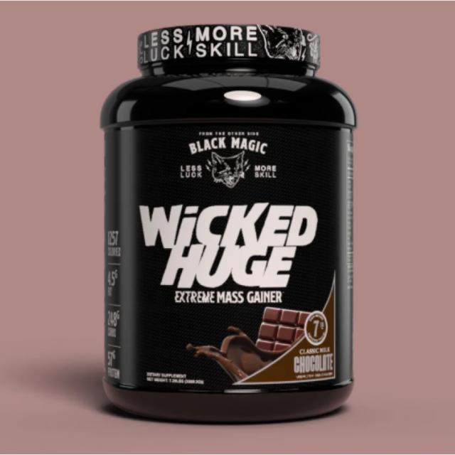 【お取り寄せ商品】ブラックマジック ウィキッド ヒュージ ゲイナー 7 ポンド クラシックミルクチョコレート Black Magic: Wicked Huge Gainer: Chocolate (7lb)