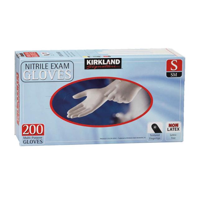 【アメリカコストコ品】カークランド シグネチャー ニトリル 検査用手袋 Sサイズ 400枚入 Kirkland Signature Nitrile Exam Gloves 400-count Small_3