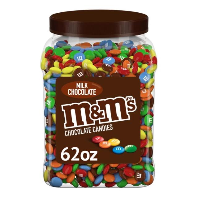 【アメリカコストコ品】M&M's ミルクチョコレートキャンディ 約1757g 瓶 M&M's Milk Chocolate Candy, 62 oz Jar【お取り寄せ商品】【合わせて買いたい】