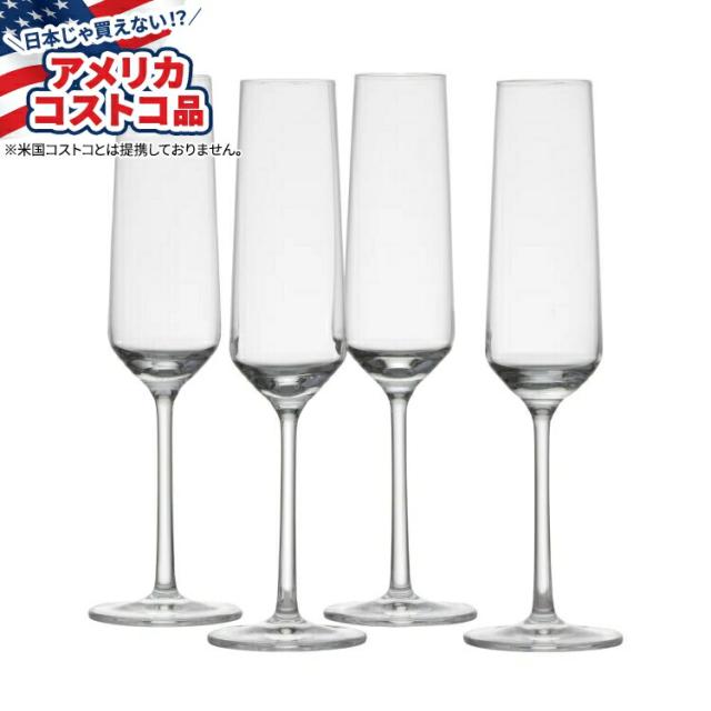 お取り寄せ ショット・ツヴィーゼル ピュアシャンパン トリタン フルート 4本セット Schott Zwiesel Pure Champagne Tritan Flute, Set of 4