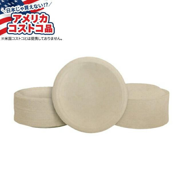 【お取り寄せ商品】【アメリカコストコ品】Eco Raj 6インチ コンポストバガスプレート、1000枚入り Eco Raj 6-inch Compostable Bagasse Plate, 1000-count