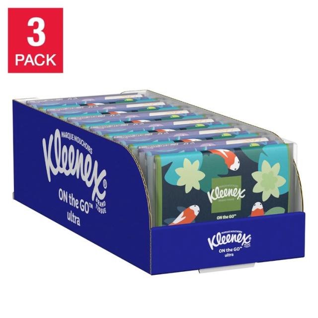 お取り寄せ クリネックス ウルトラスリムウォレットティッシュ 3層 10枚入り 36パック Kleenex Ultra Slim Wallet Facial Tissue, 3-Ply, 10-count, 36-pack 5,636円