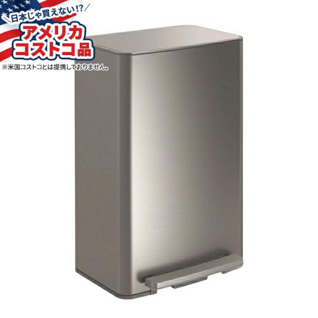 【お取り寄せ商品】【アメリカコストコ品】コーラー 47L ステップ式ゴミ箱 ステンレス鋼 Kohler 47L Step Trash Can Stainless Steel