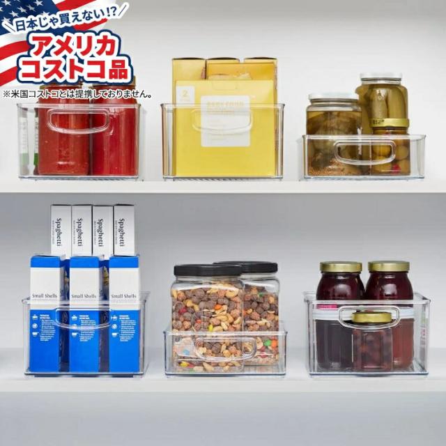 お取り寄せ iDESIGN パントリービン 6点セット iDESIGN Pantry Bins, 6-piece Set
