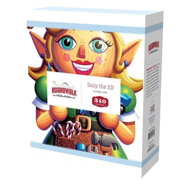 お取り寄せ ゲーム盤ウォーク 大型木製謎合わせ 小妖精のスージー Boardwalk Large Wooden Puzzle Suzy the Elf