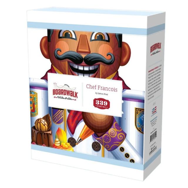 お取り寄せ ゲーム盤ウォーク 大型木製謎合わせ 料理人・フランソワ Boardwalk Large Wooden Puzzle Chef Francois