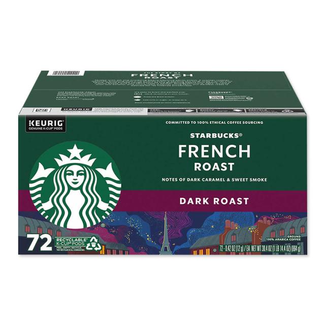 お取り寄せ スターバックス ダーク フレンチ ロースト Kカップ 72個入り Starbucks Dark French Roast K-Cup, 72-count