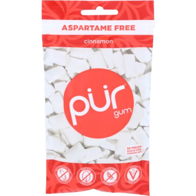 【お取り寄せ商品】[12個セット]ピュアガム シナモン アスパルテームフリー Pur Gum Cinnamon 55Pc 2.72OZ