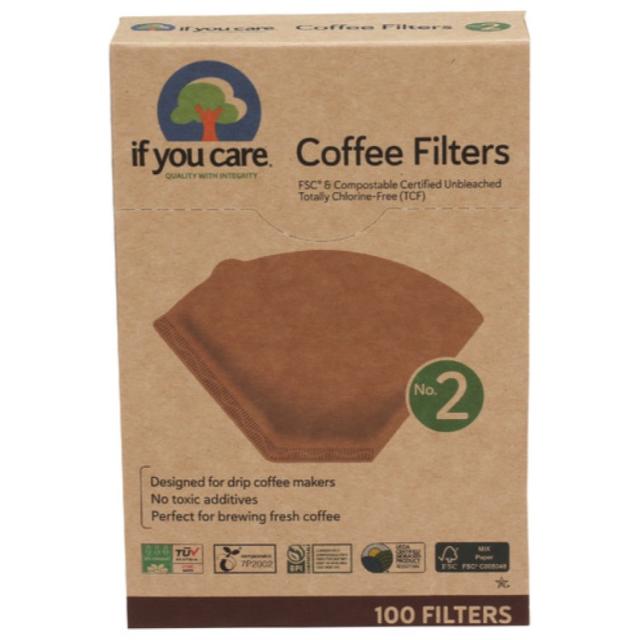 お取り寄せ [12個セット]イフユーケア ナンバー2コーヒーフィルター If You Care Coffee Filter No2