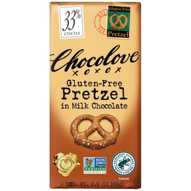 [12個セット] チョコラブ ミルクチョコレートのプレッツェル Chocolove Pretzel in Milk Chocolate 【お取り寄せ商品】【合わせて買いたい】